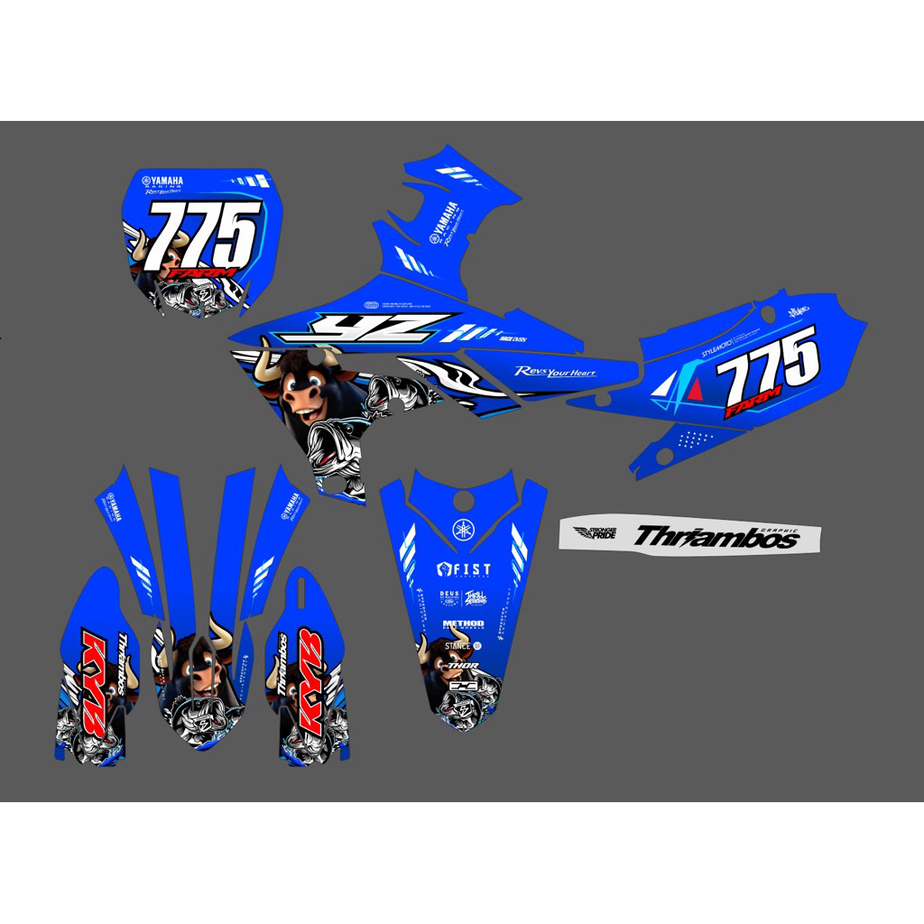 Decal YZ 250 FULL BODY BY REQUEST