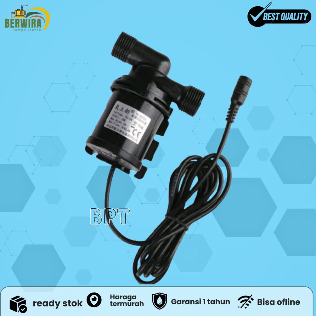 pompa air mini dc 24 volt Brushless Booster pump celup 24 jam 24V