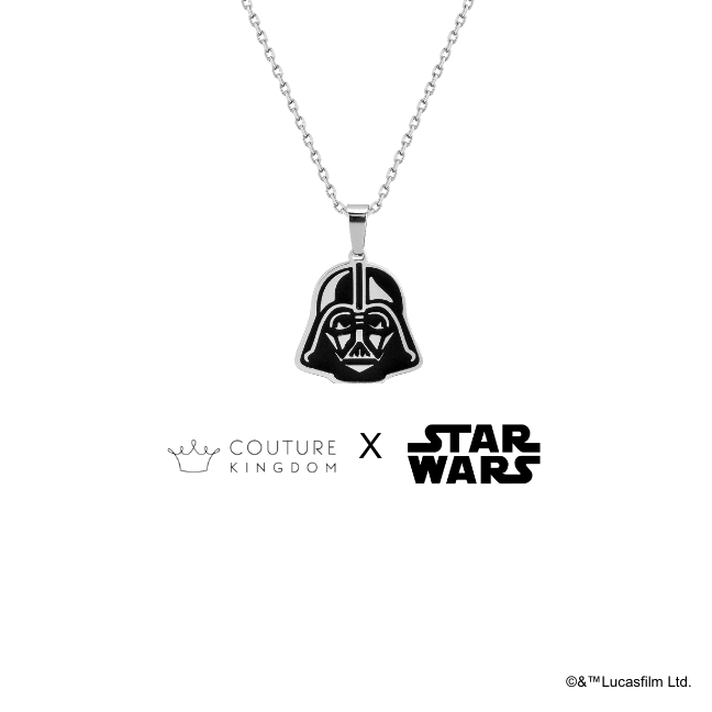 Couture Kingdom X Star Wars - Perhiasan Kalung Vader Necklace Silver
