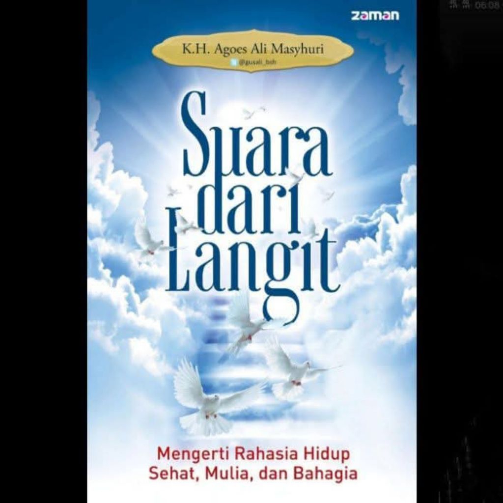 buku SUARA DARI LANGIT : Mengerti Rahasia Hidup sehat, Mulia,dan Bahagia --Agoes Ali Mashuri