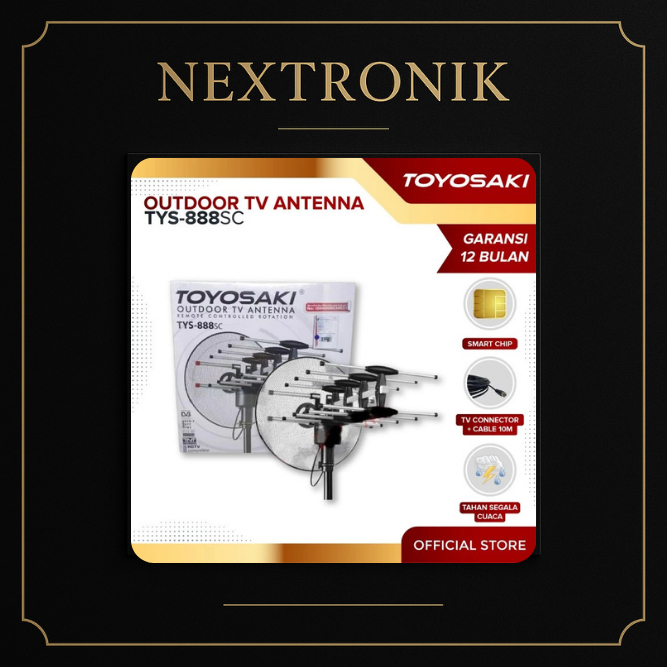 Toyosaki || Antena TV Digital Luar / Outdoor TYS 888sc