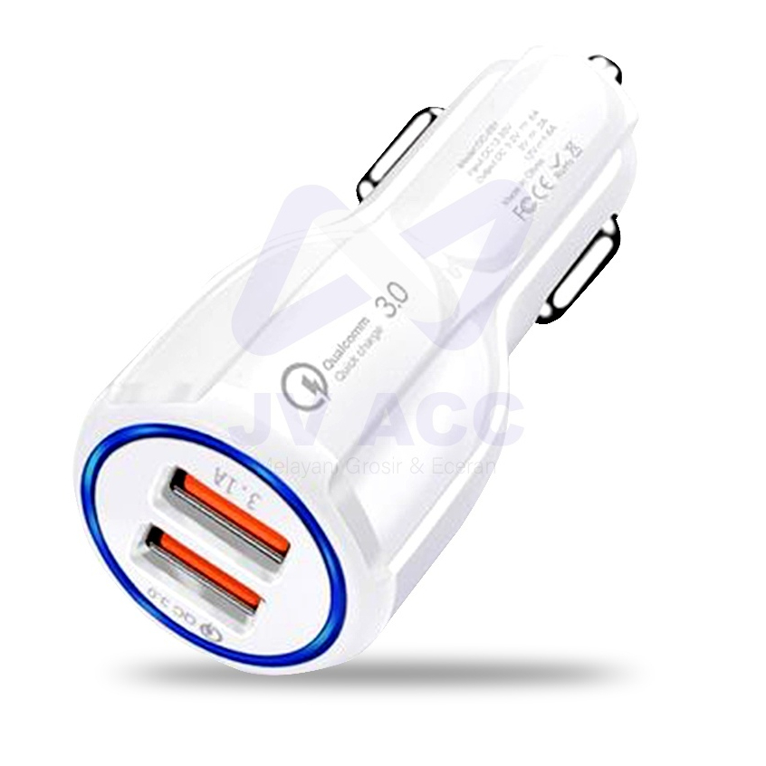 Charger Hp Fast Charging 3.1A 2USB POWER QUICK CHARGER 3.0 CHARGER MOBIL USB