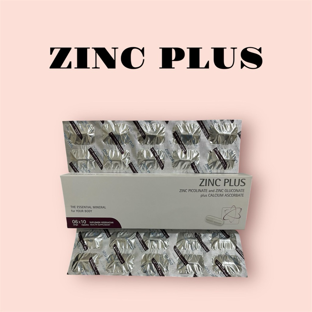 ZINC PLUS - untuk jerawat dan rambut rontok