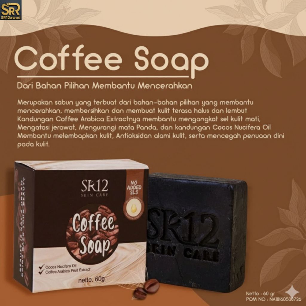 Sabun Muka Kopi Menghilangkan Flek Hitam & Bekas Jerawat