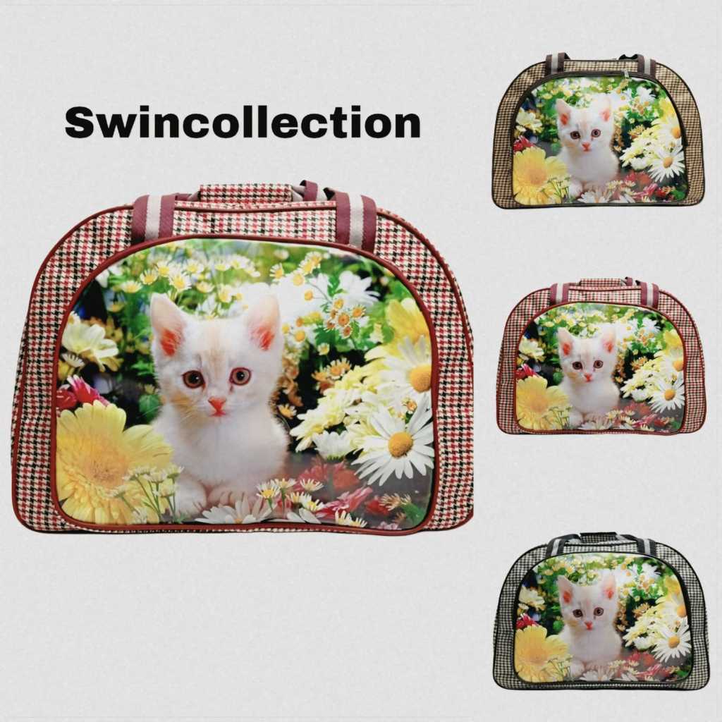 Tas Travel Motif Karakter Kucing Elle Bag/ TAS TRAVEL Pakaian Besar /TAS KOPER JINJING PAKAIAN ELLE 