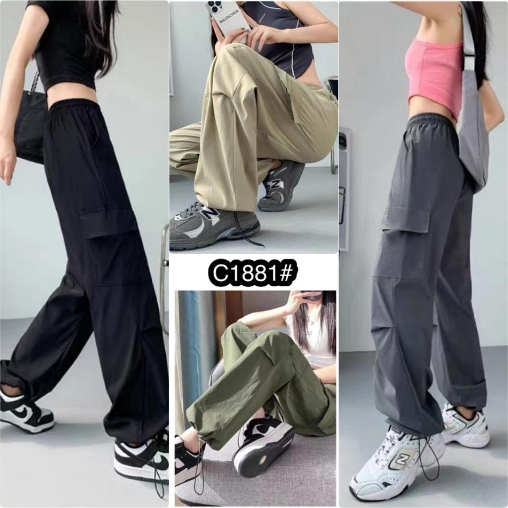 Cargo Wanita Highwaist Premium Oversize - Cargo Pants TERBARU #141