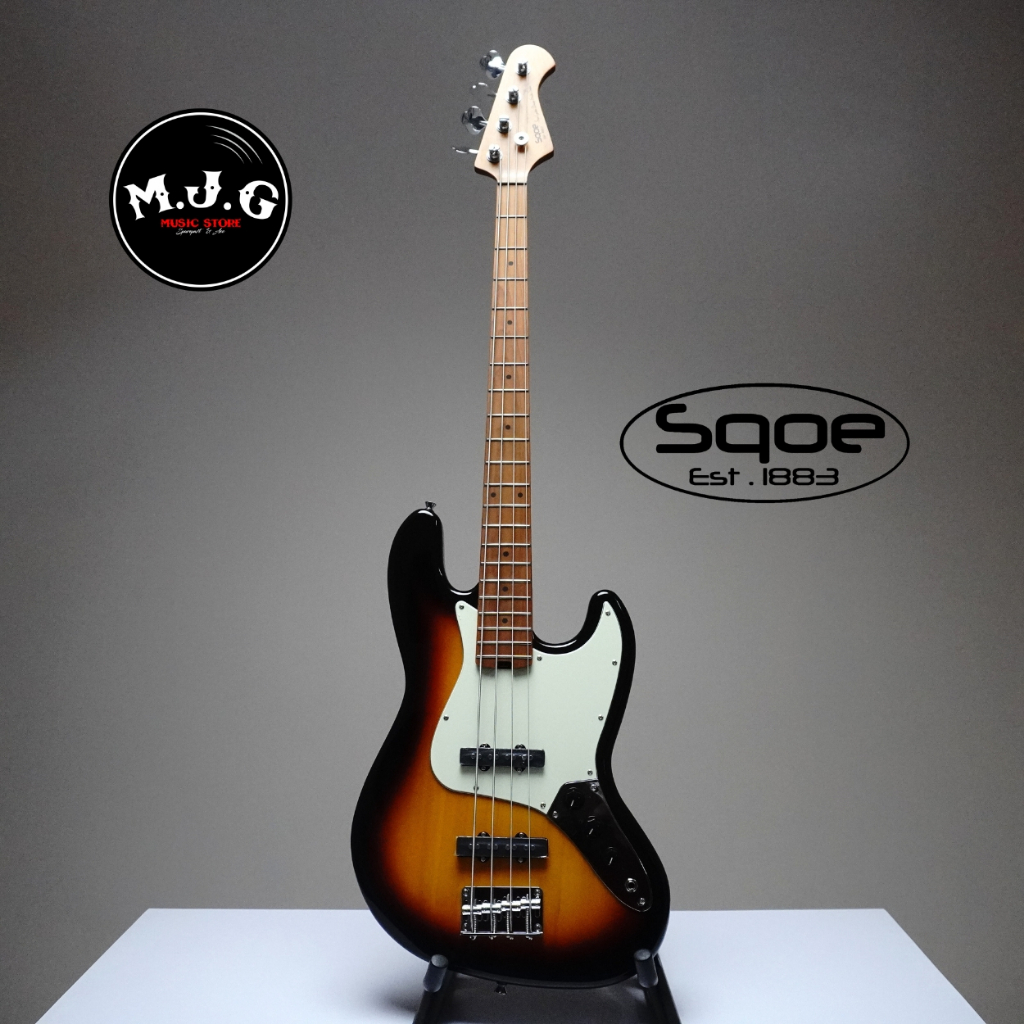 Bass elektrik Sqoe by spain SJB600 JB style sunburst 4 string
