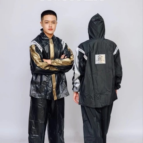 Jas hujan Mammoth jaket celana Black merk Mammoth Hunter by Penguin