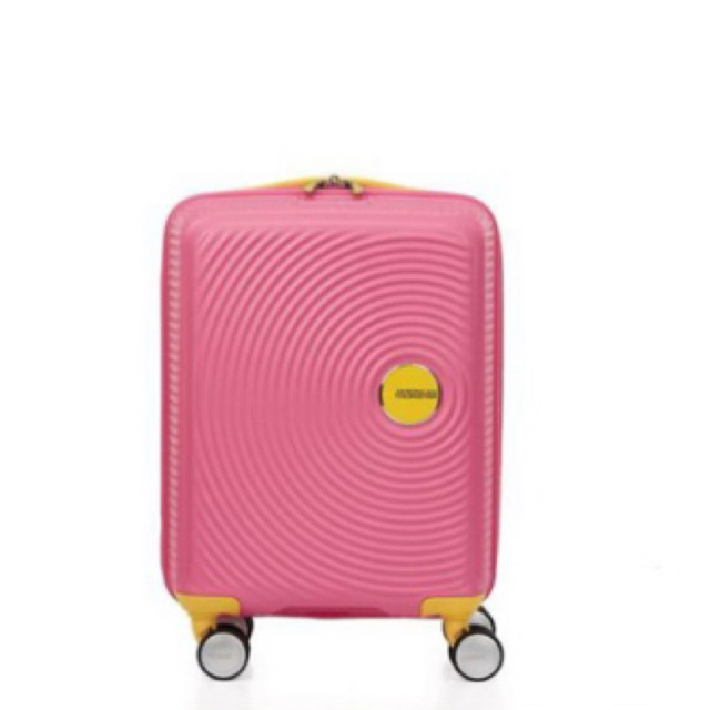 Koper Anak American Tourister Little Curio Size Cabin 17 Inch Hardcase - Pink/yellow