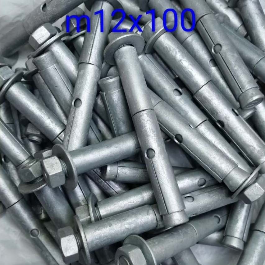 Dynabolt Ramset m12x100mm Galvanis Hotdeep Dynabolt Beton