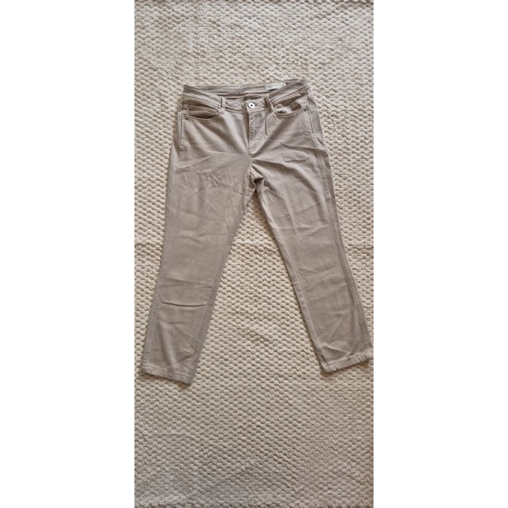 celana jeans snow cream (LOFT)