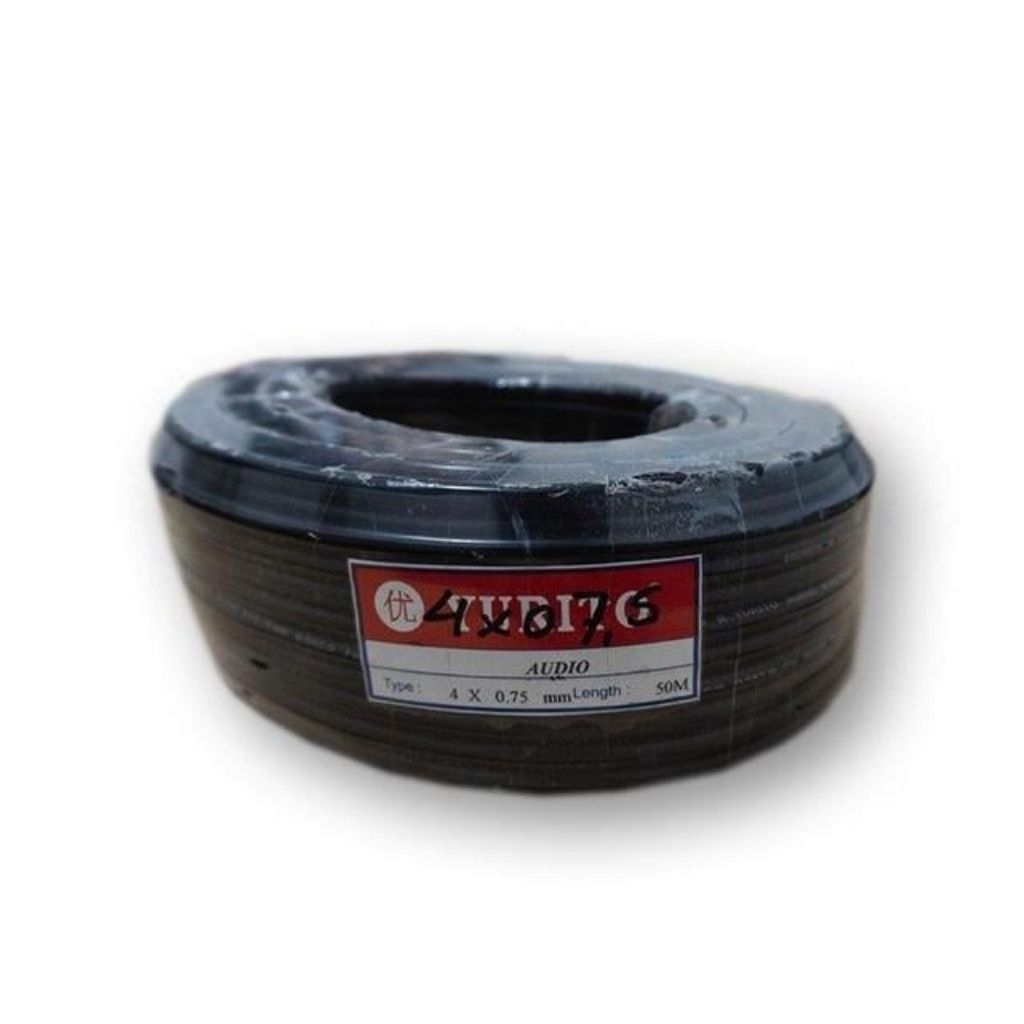 [ Roll 100 Meter ] Kabel Speaker Audio NYYHY Yurito 4x0,75mm 4x0.75mm 4x0,75 4x0.75 mm Roll 100 Mete