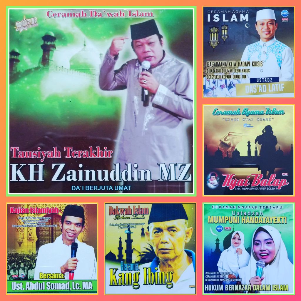 Kaset MP3 Audio Religi Islami Kumpulan Dakwah Ceramah Campuran Pilihan Terpopuler