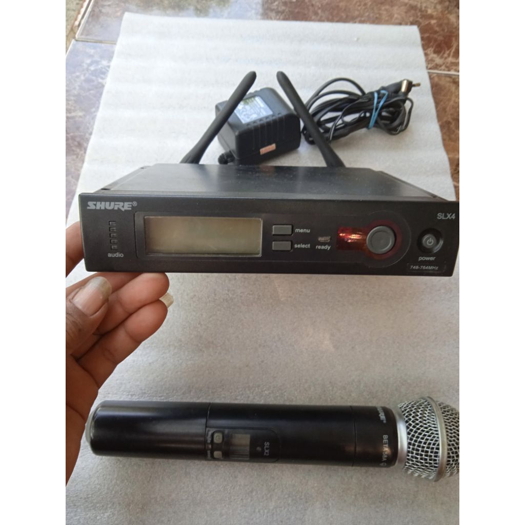 mic wireless SHURE SLX4 SECOND