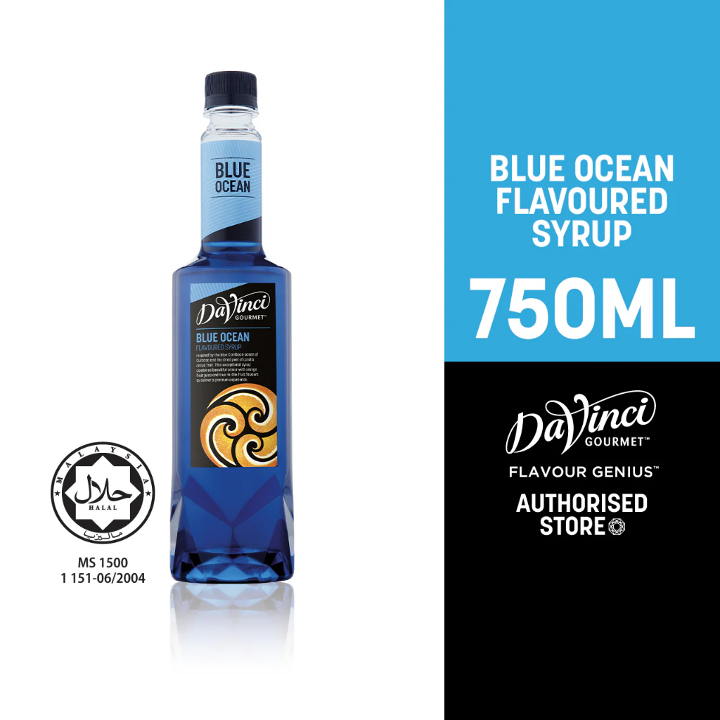 (SAMPLE SIZE) DaVinci Blue Ocean Citrus Floral Perisa Kopi Susu Smoothie Jus Minuman Campuran Riset 