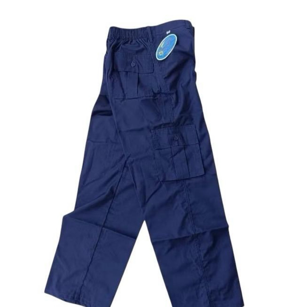 Celana Seragam Sekolah Panjang Karet PMR BIRU SD , SMP , SMA ( BULLOVA )