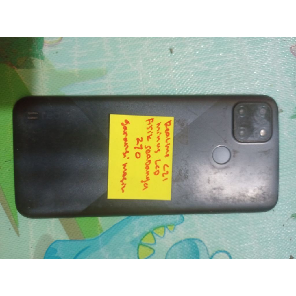minusan lcd realme c21y garansi mesin normal