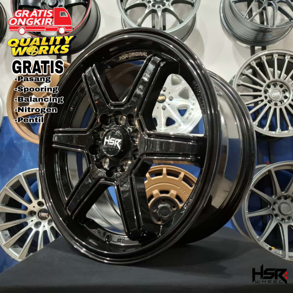 Velg Mobil Suzuki XL7 Ertiga Ring 16 Lebar 7 Velg Racing HSR Wheel Minas