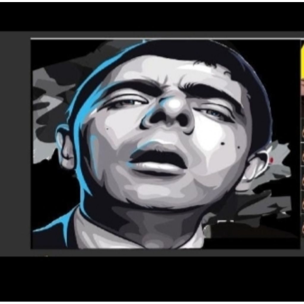 stiker pintu belakang grndmax Mr bean