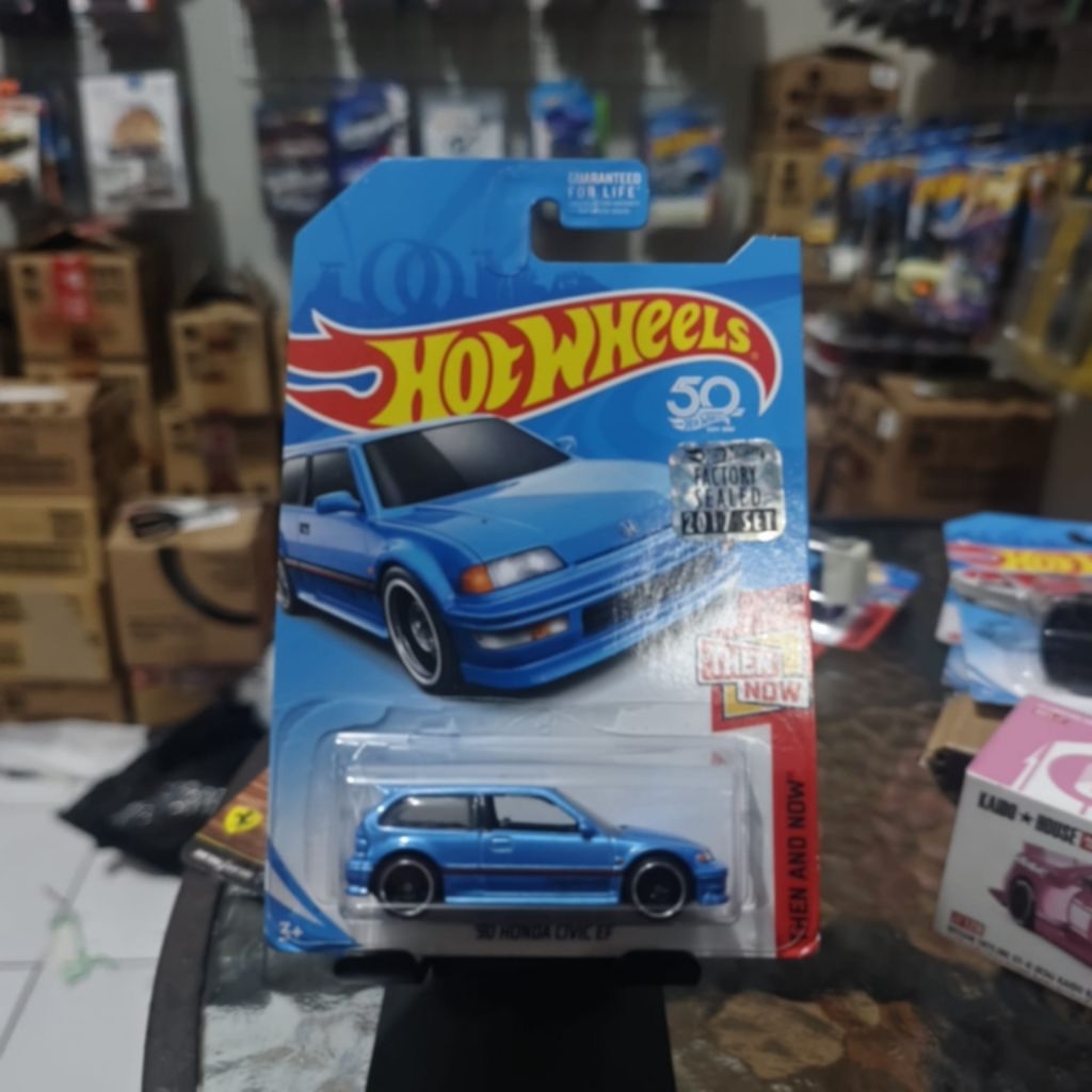 Hot Wheels Honda Civic EF Biru FS KMart Special Edition Bubble Crack