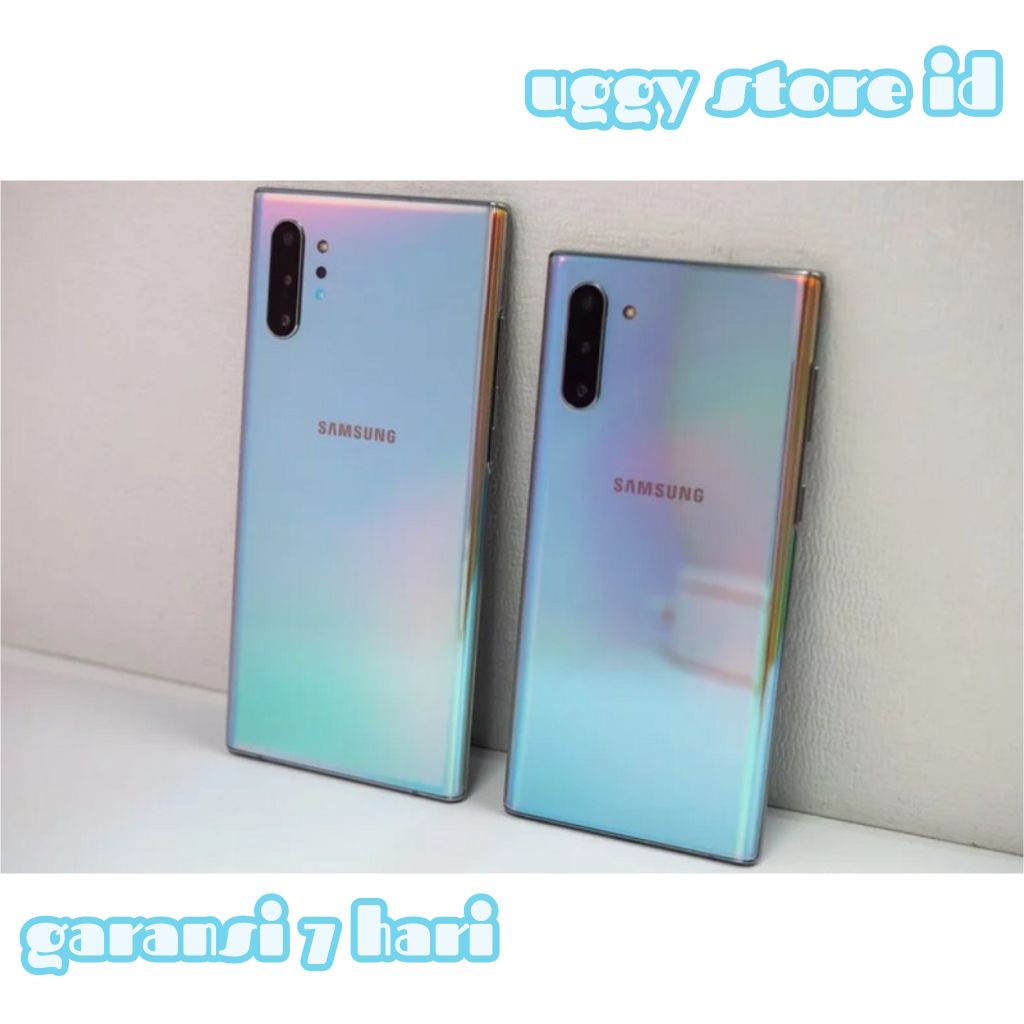 Samsung note 10 plus resmi SEIN Fullset mulus  Garansi
