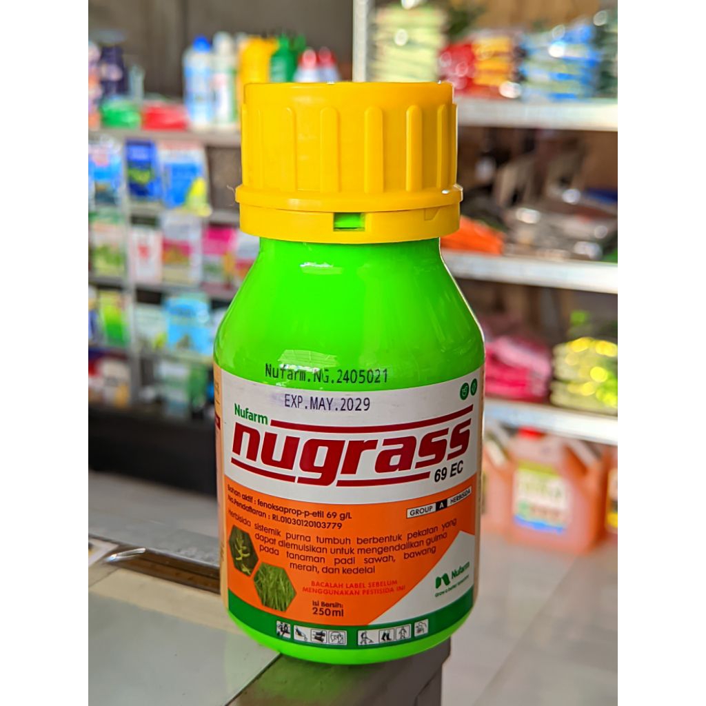 HERBISIDA NUGRASS 69 EC (250 ML) RACUN RUMPUT SELEKTIF PADI
