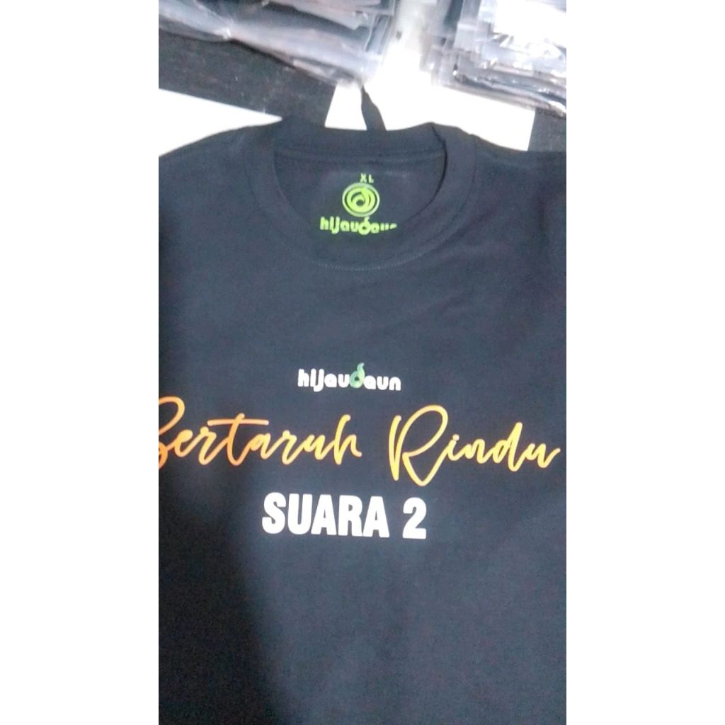 kaos hijau daun original