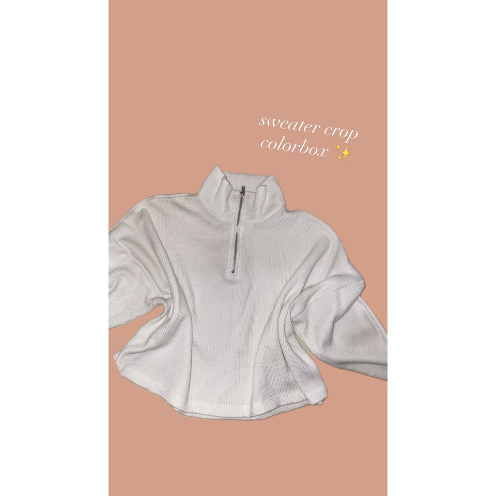 sweater crop colorbox