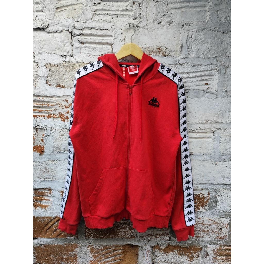 Zipper Hoodie Kappa Taped