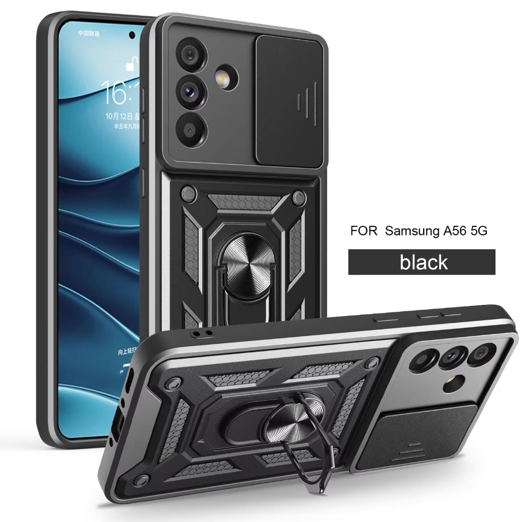 Case Robot Armor Slide Camera Samsung A56 (5G) / Transformer Ring Buka Tutup Camera Samsung A56 5G /