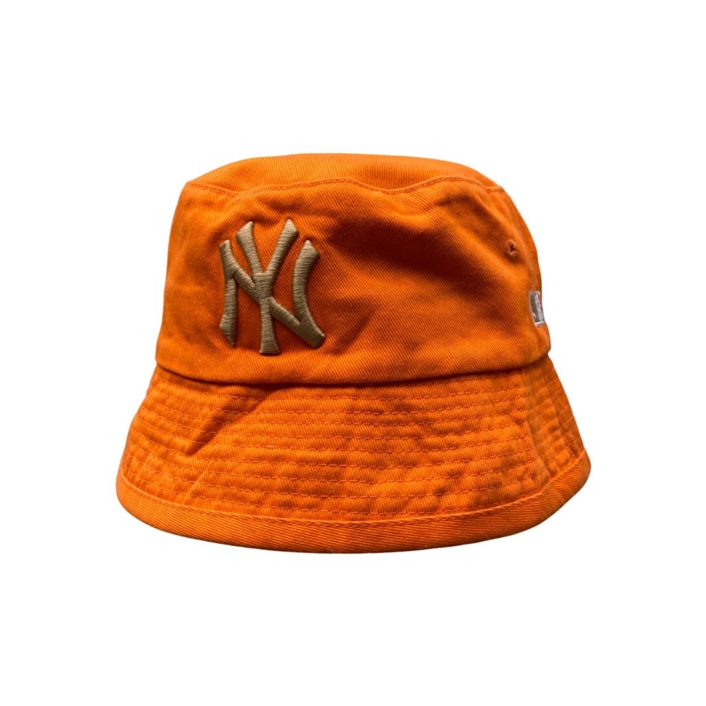Topi Bucket MLB NY Orange Second Original Murah