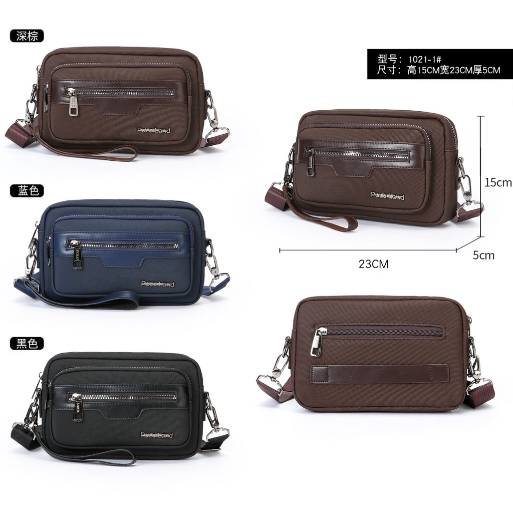 1021-1 Polo Land Sling Bag Tas pria /Tas Slempang/Tas