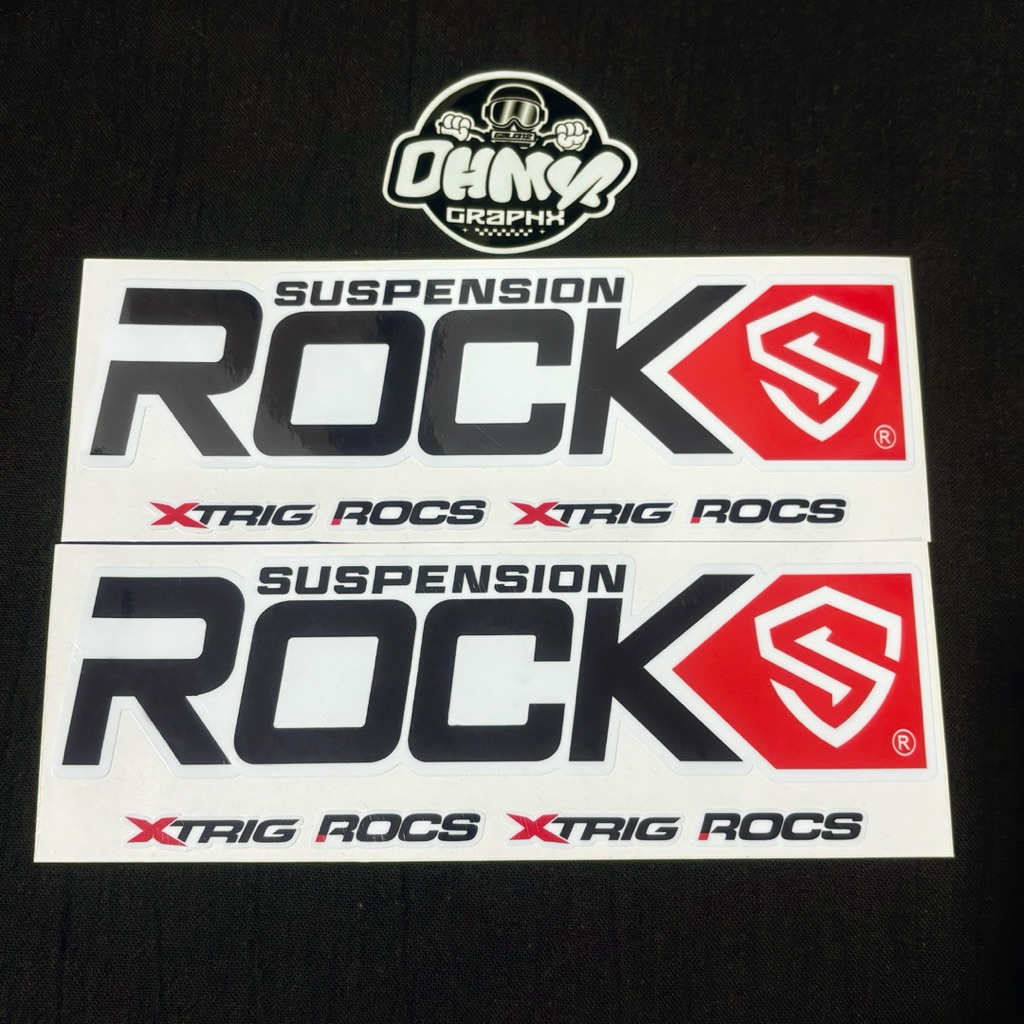 Sticker shock Usd ROCKS untuk REAL JUMP EXPEDITION WR Klx Crf KTM KX TELE GORDON