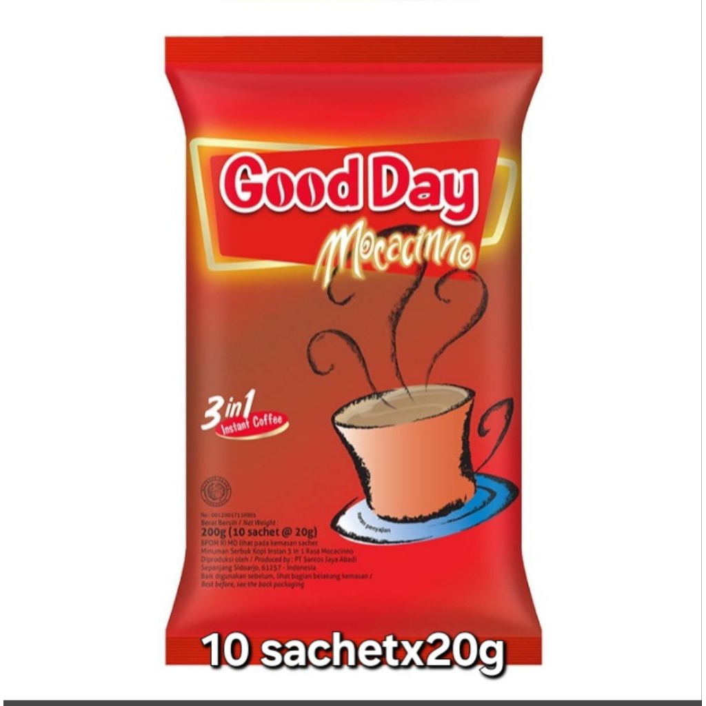 Kopi good day 1pack isi 10sachet
