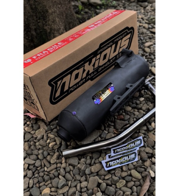 Knalpot Kondoman Noxius Powerfull Exhaust bahan original dari knalpot motor vario Arm Old