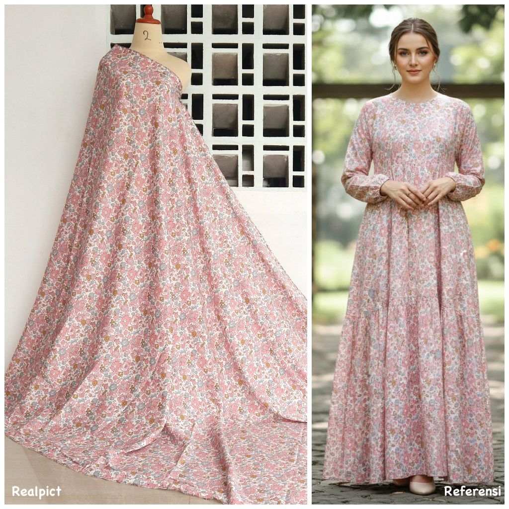 Kain Rayon Viscose Motif Flower | Textile terbaru | bahan kain | bahan textile | cod | murah | bahan