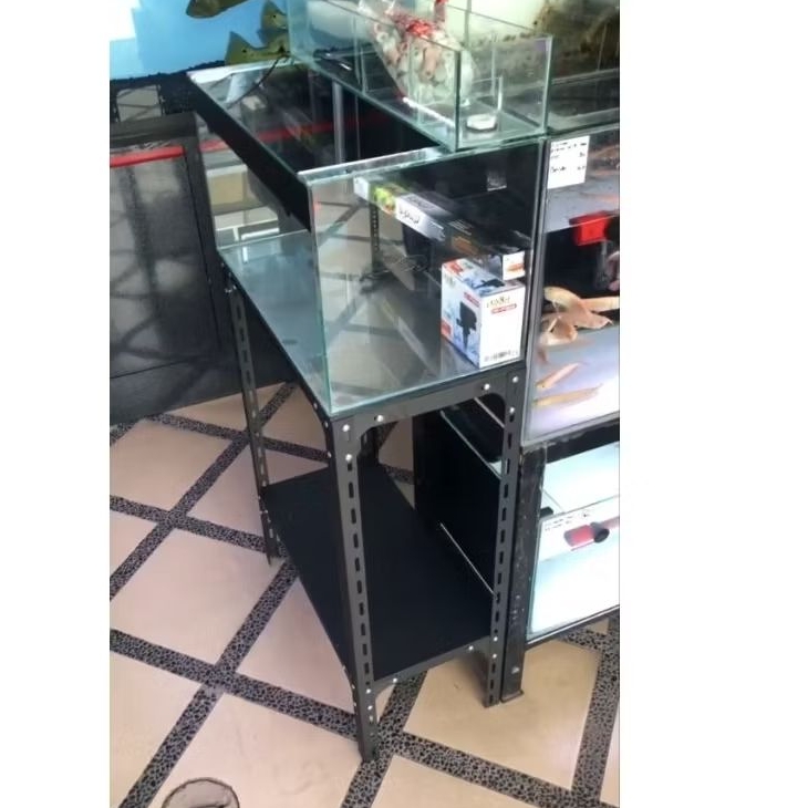 Tank full set 60*30*30/aquarium set+Rak/instant/gojek/grab