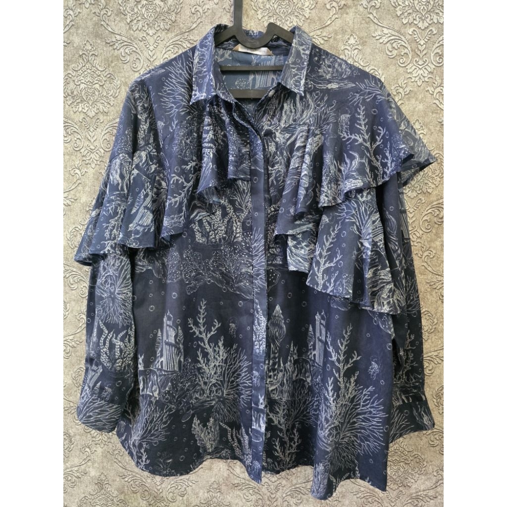 El Mar Minorca Shirt With Ruffle Benang Jarum PL