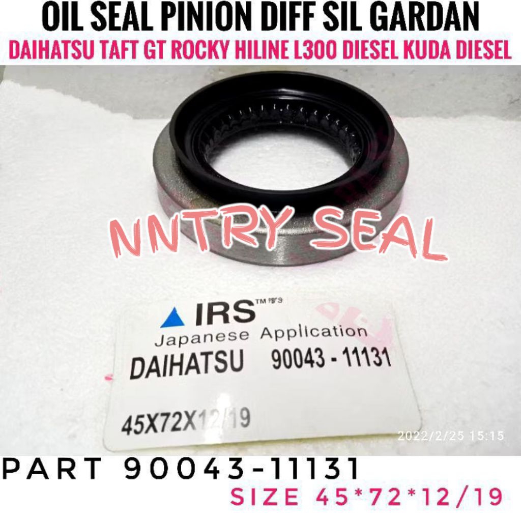OIL SEAL PINION DIFF GARDAN DAIHATSU TAFT GT F70 F75 FEROSA