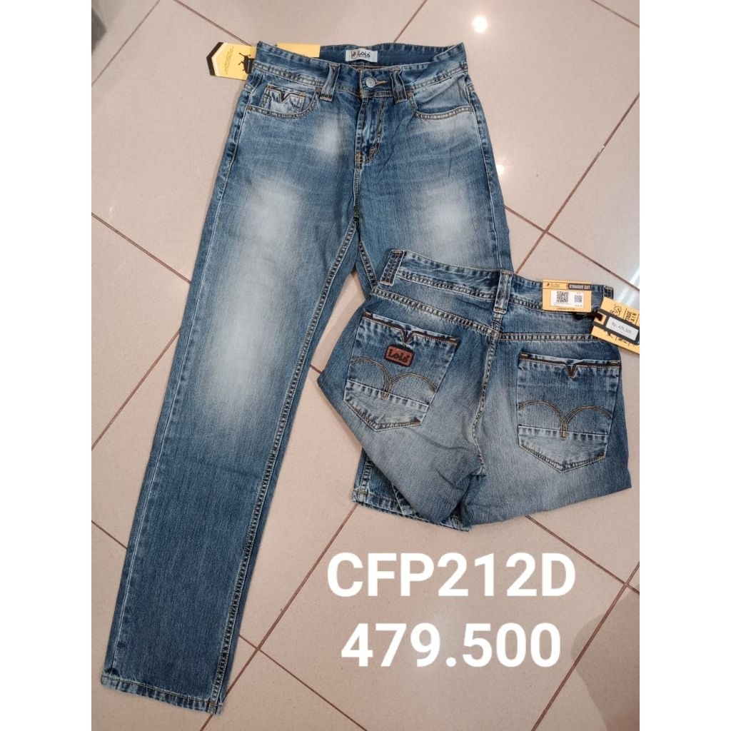 CELANA PANJANG JEANS PRIA LOIS ORIGINAL REGULER/STRAIGHT CUT