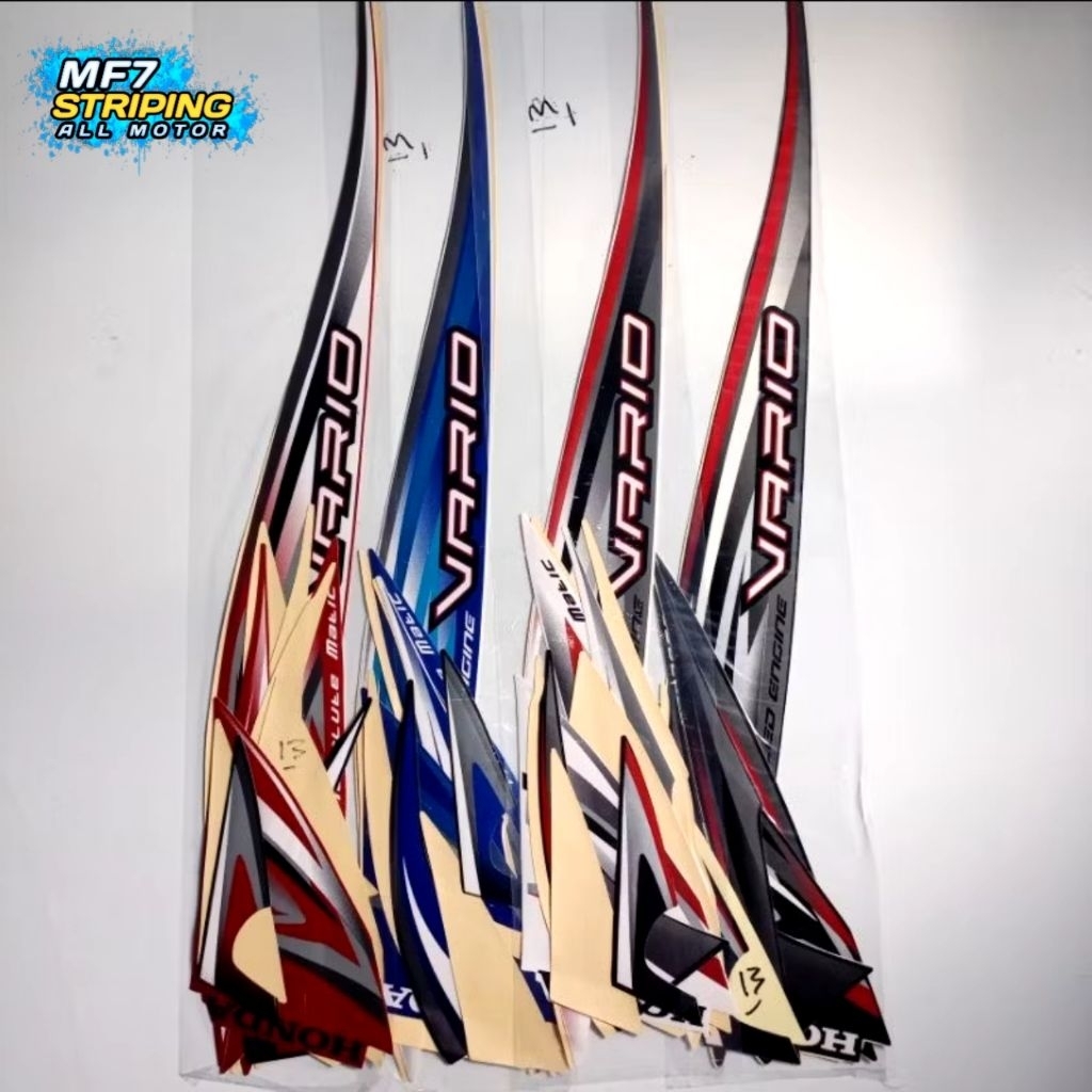 STRIPING VARIO CW KARBU 110 2013 FULLSET ORIGINAL LOOK - STIKER VARIO CW KARBU 110 2013 FULL BODY
