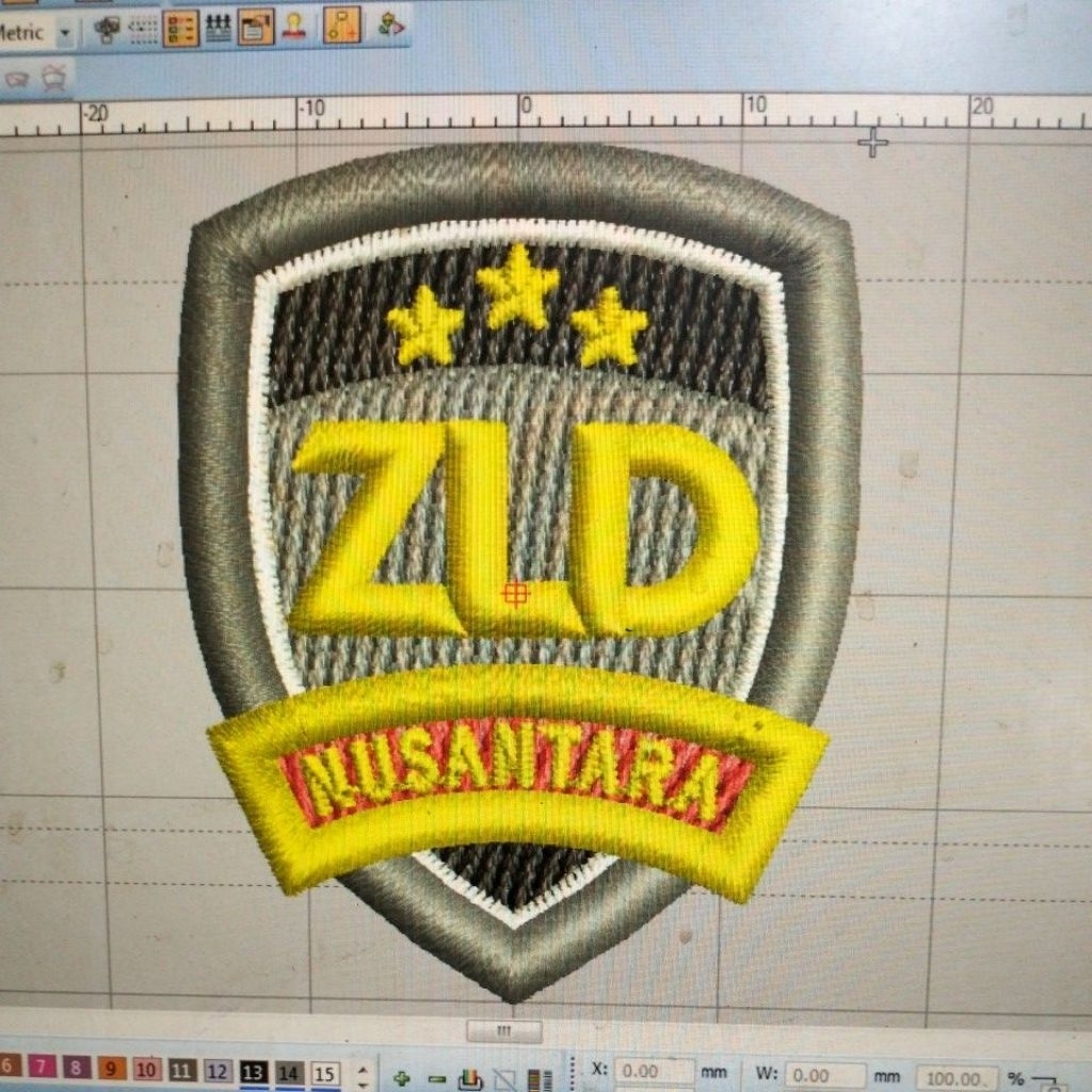 bordir pin zld Nusantara