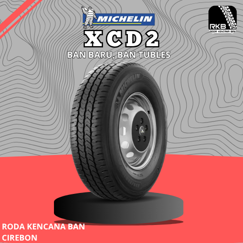 Michelin XCD2 175/13 8PR - 175/80 R13 Ban Mobil Pikap Pickup SS Angkutan Barang