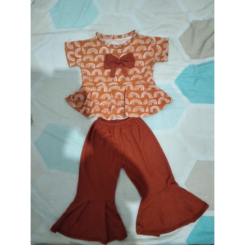preloved setelan cutbray anak oneset anak PL