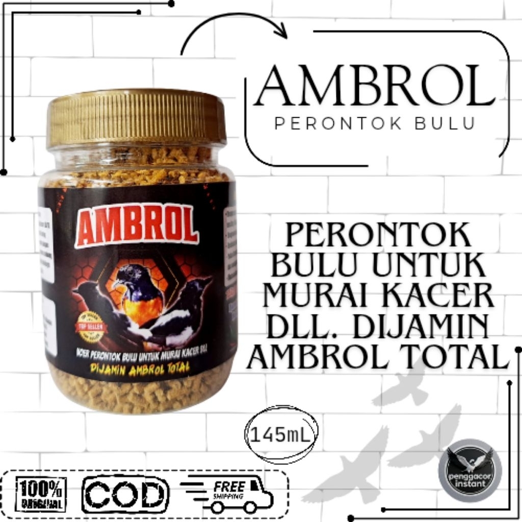 Ambrol Voer Perontok Bulu Burung Terjamin Ambrol Total Untuk Burung Murai Kacer Vitamin Gacor