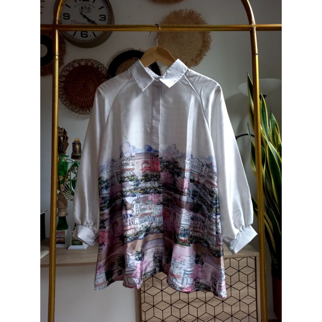 [ NEW ] BENANG JARUM MAIMA RAGLAN SHIRT -IVORY