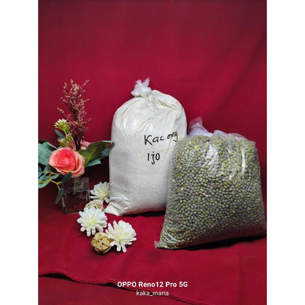 Bubuk Biji Kacang Hijau Mix Susu Kambing 1 kg Etawa Kaligesing Sapera Alami Tidak Bau Peternak Organ