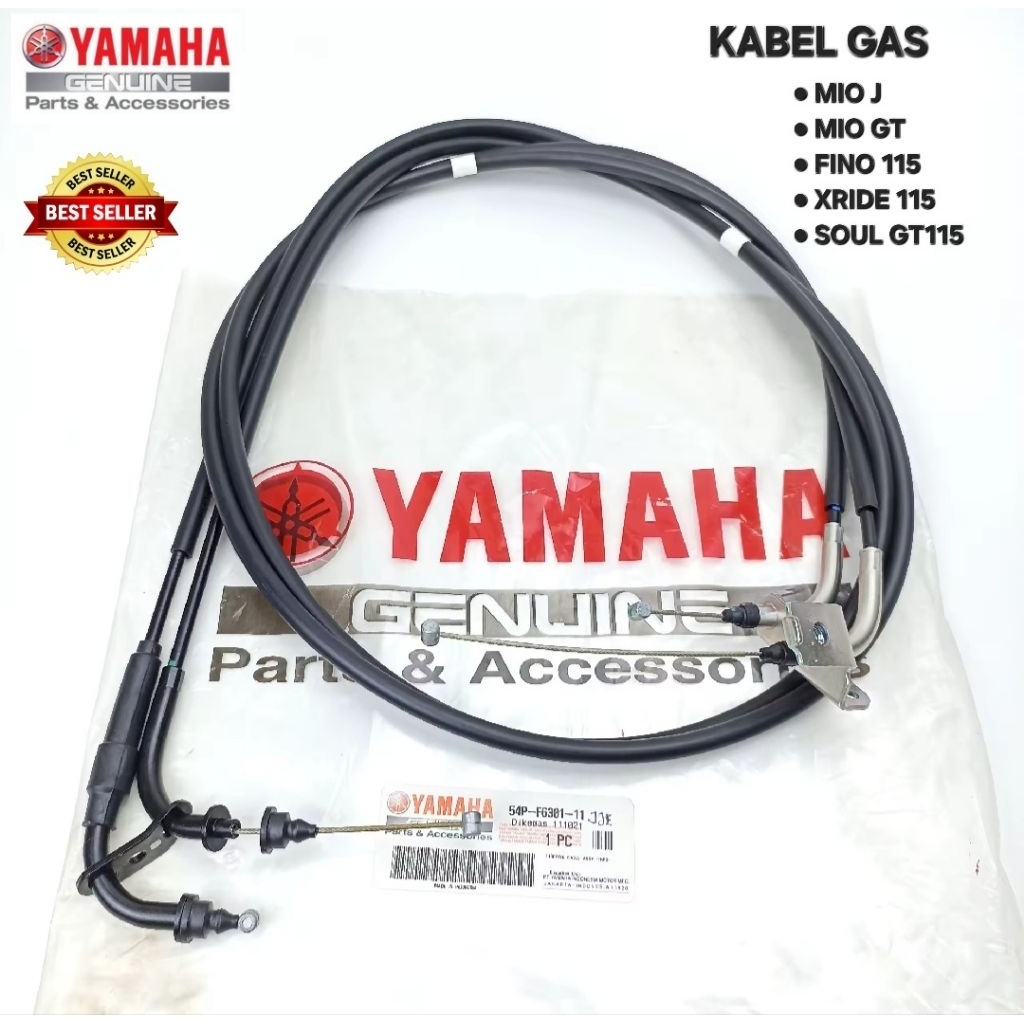 KABEL GAS TALI GAS MIO J MIO GT FINO 115 XRIDE 115 SOUL GT115 ORIGINAL YAMAHA 54P