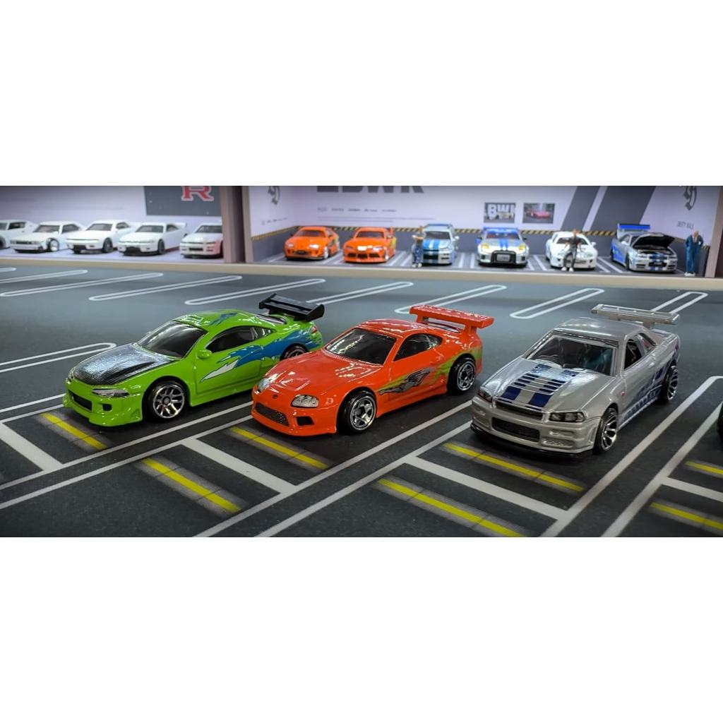 Hot Wheels Fast & Furious LOOSE - Supra - Eclipse - R34