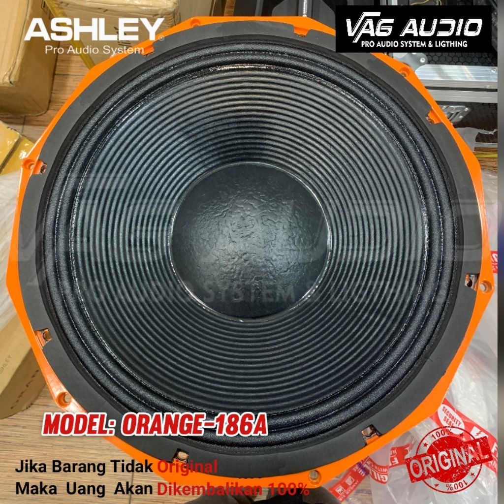 SPEAKER COMPONENT ASHLEY ORANGE-186A, 18 INCH